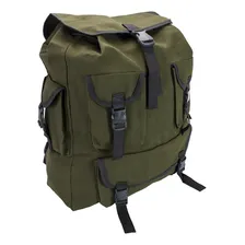 Mochila Lona Reforçada Costa MarÃtima Verde Militar 403 Cor Verde-escuro Desenho Do Tecido Liso Foto mini 1