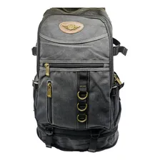 Mochila Lona Reforçada, Escolar,livros,apostilas, Cadernos. Cor Preto Foto mini 4