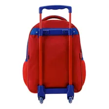 Mochila Mala Escolar Infantil Rodinhas 30x40cm Homem-aranha Foto mini 3