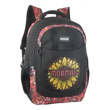 Mochila Mala Escolar Laptop Notebook Unisex Vermelho Mormaii Cor Preto Foto mini 4