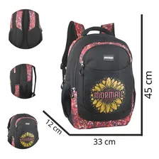 Mochila Mala Escolar Laptop Notebook Unisex Vermelho Mormaii Cor Preto Foto mini  3