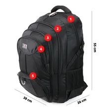 Mochila Masculina Impermeável Motoboy Motoqueiros Reforçada Foto mini 2
