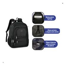 Mochila Masculina Notebook Reforçada Faculdade Trabalho Foto mini 4