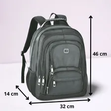 Mochila Masculina Notebook Reforçada Faculdade Trabalho Foto mini 2
