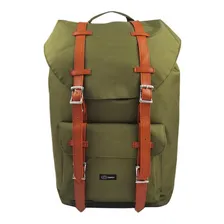 Mochila Mercado Libre Basics Super Mochila verde oliva Foto mini 1