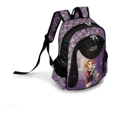 Mochila Mini Musike Melina Ls Mo3607 Roxo Com 4 Divisões Foto  mini 1