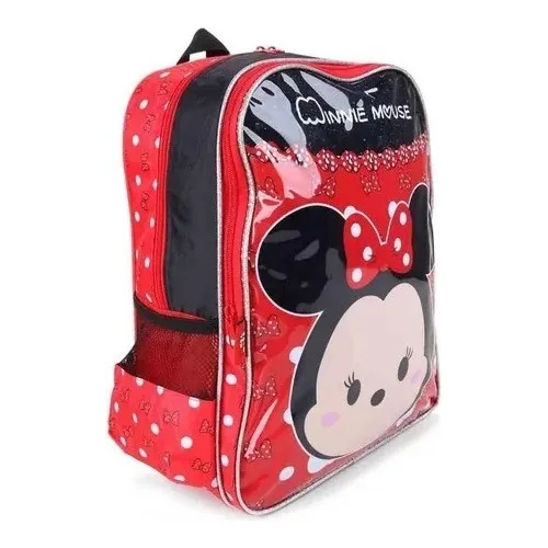 Mochila Minnie + Estojo Infantil Feminina Original Costas M Foto 1