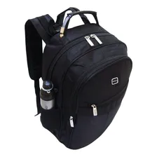 Mochila Notebook 15.6 Reforçada 4 Compartimentos Preta Foto  mini 1