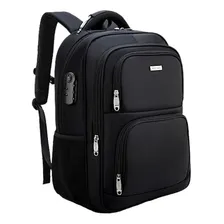 Mochila Notebook Facul/escolar Cabo Usb E Cabo Fone Ouvido Cor Preto Foto mini 1