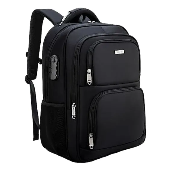 Mochila Notebook Facul/escolar Cabo Usb E Cabo Fone Ouvido Cor Preto Foto 1