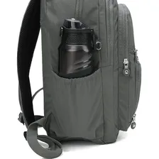 Mochila Notebook Tactel Impermeável Escola Viagem Trabalho Cor Preto Foto mini 4