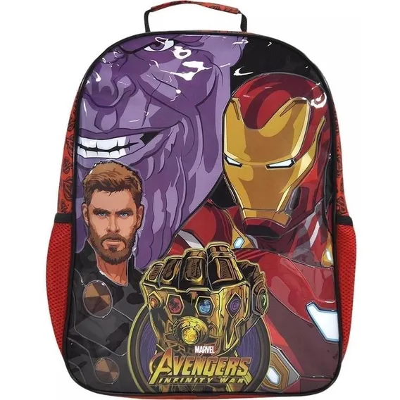 Mochila Os Vingadores Escolar Tam G Costas Guerra Infinita Foto 1