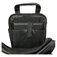 Mochila Pasta Masculina Sintético Para Notebook Social Preta Foto  mini 1