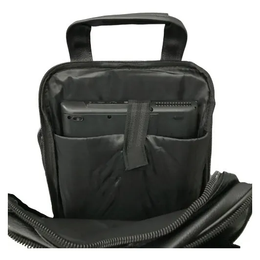 Mochila Pasta Masculina Sintético Para Notebook Social Preta Foto 1