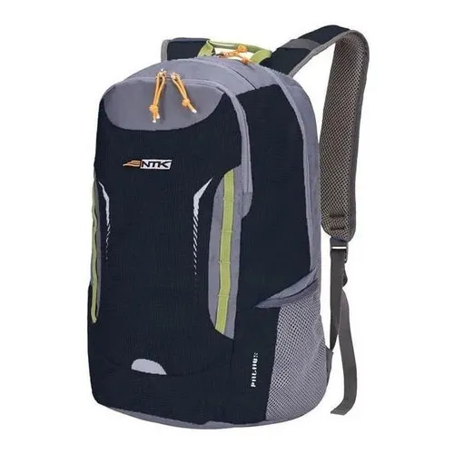 Mochila Pathos Gt Preto E Verde Nautika Desenho do tecido Liso Foto 1