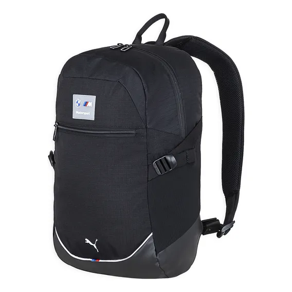 Mochila preta Puma Bmw M Motorsport, somente preta, esportiva Foto 1