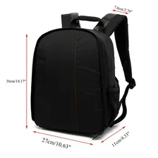 Mochila Profissional Fotografica Camera Máq. Dslr Foto mini  2