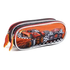 Mochila Rodinha Infantil Escolar Menino Carros Velozes Foto mini 4