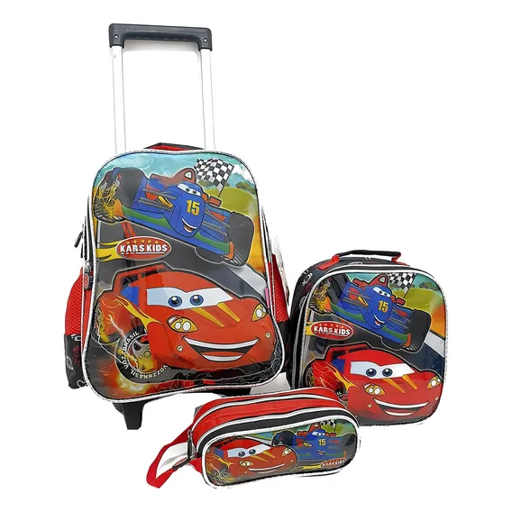 Mochila Rodinha Lancheira Estojo Mck4153 Foto 1