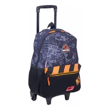Mochila Rodinha Menino Infantil Grande Jurassic Sestini Foto mini 3