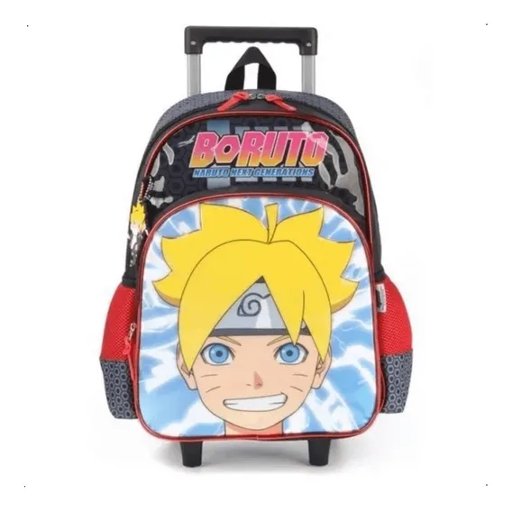 Mochila Rodinhas Infantil/escolar/ Boruto/ Naruto Foto 1