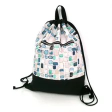 Mochila Sacochila Preto Estilosa Huto Unissex Foto mini 1