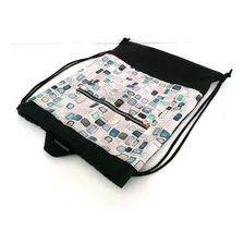Mochila Sacochila Preto Estilosa Huto Unissex Foto mini 4