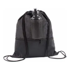 Mochila Sacola, Mochila Cordinha Preta Foto mini 1