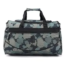 Mochila Sacola Viagem Academia Camuflada Clio Cor Verde Foto mini 1