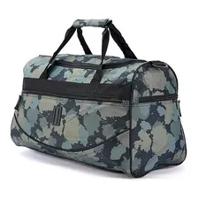 Mochila Sacola Viagem Academia Camuflada Clio Cor Verde Foto mini 2