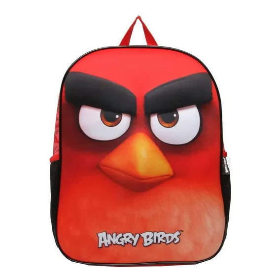 Mochila Santino 3d Angry Birds Vermelha Foto 1