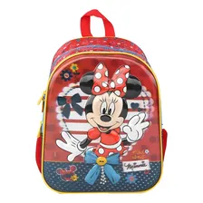 Mochila Sestini Escolar Minnie 18x Efeito 3d Média Costas Cor Vermelho Foto  mini 1