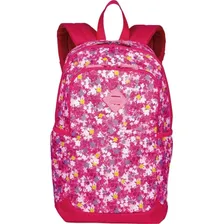 Mochila Sestini Floral Magic Crinkle Antifurto G Costas Rosa Foto mini 1