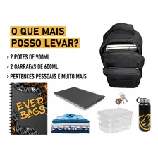 Mochila Térmica Everbags  Master Lancheira Multifuncional Cor Preto Foto mini 4
