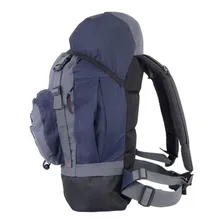 Mochila Trekking 35 Litros Azul E Cinza - Trilhas E Rumos Foto mini 1