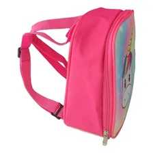 Mochila Unicornio Dourado Magic Rodinhas Lanch Estojo Cor Rosa Foto mini 4