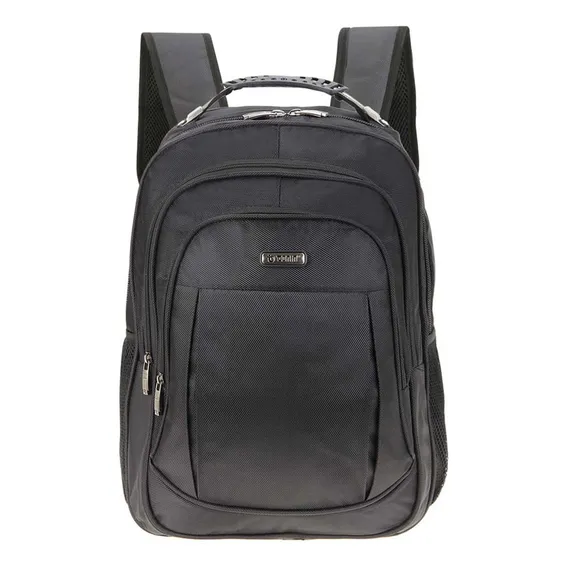 Mochila Unissex Tonin Porta Notebook Reforçada Preto Foto 1