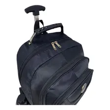 Mochila Universitária Executiva Reforçada Escolar Rodinhas Foto mini  3