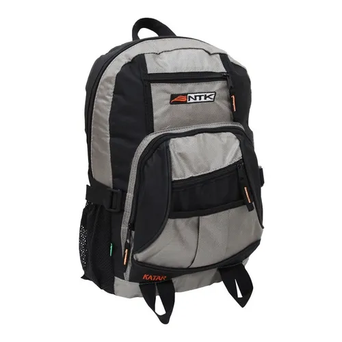 Mochila Uso Dia-a-dia NTK Viagem Nautika Katar Preto e Cinza 20 L Foto 1