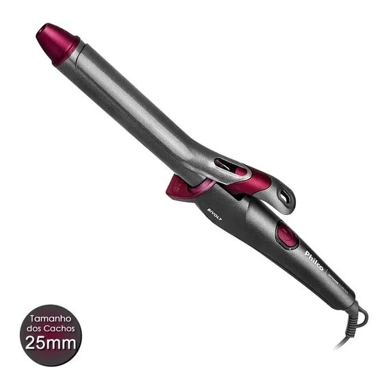 Modelador De Cachos Babyliss PEC15 Philco 25mm Intense Curves 220°C Bivolt Foto 1