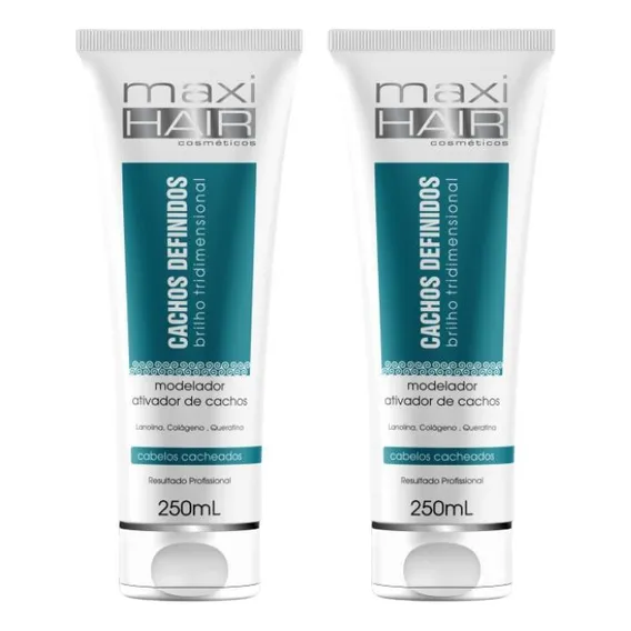 Modelador E Ativador De Cachos Maxihair 250ml - Kit Com 2un Foto 1