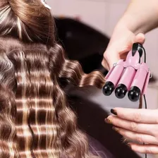 Modelador Profissional Cachos Triondas Ondulador Cacheador Foto mini  3