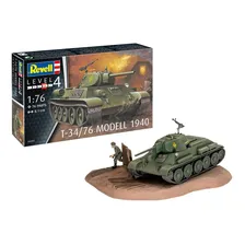 Modelo de tanque Revell T-34/76 Modelo 1940 Foto mini 1