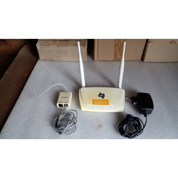 Modem Oi Velox Marca Zyxel Modelo Amg1302-t15c Cor Branco Foto 1