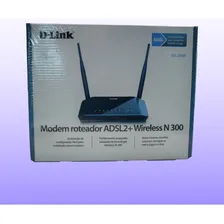 Modem roteador com wifi D-Link DSL-2740E preto Foto mini 4