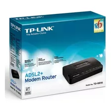 Modem roteador TP-Link TD-8816 preto Foto mini 4