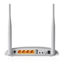 Modem Roteador Wireless N Vdsl2 Usb 300mbps Td-w9970 Tp-link Cor Branco Foto mini  3