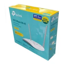 Modem Roteador Wireless N Vdsl2 Usb 300mbps Td-w9970 Tp-link Cor Branco Foto  mini 1
