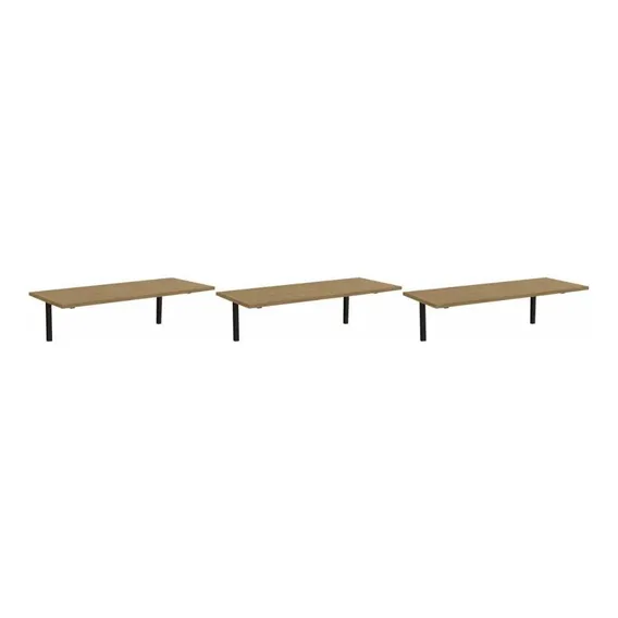 Modulado De Quarto Kit 3 Prateleiras Industrial Li009 21x72x Foto 1