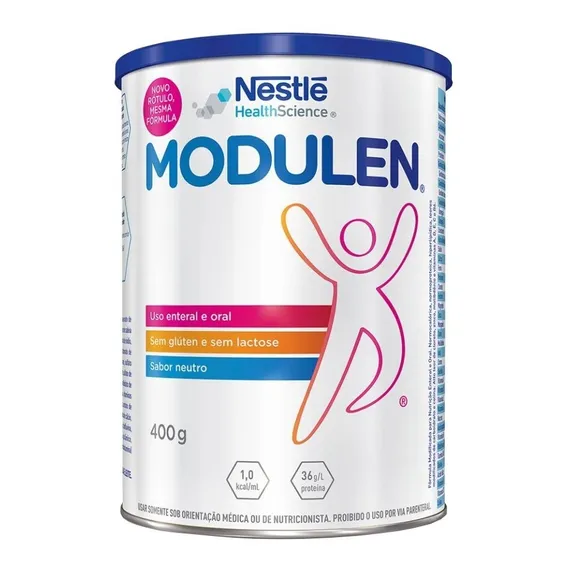 Modulen Nutrientes Nestlé Health Sem Sabor Lata 400g Pó Sabor Neutro (sem sabor) Foto 1